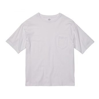 5008-01 ビッグシルエット Tシャツ (ポケット付)サムネイル