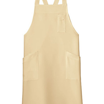 FK7163　バッククロス胸当てエプロンサムネイル