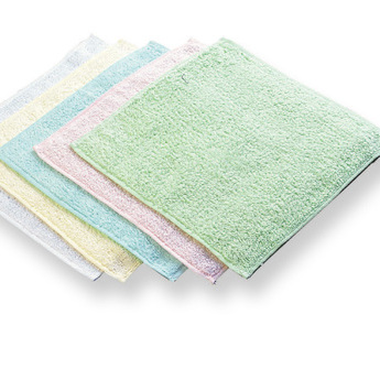 04-012 25cm無撚糸カラーミニハンカチ（1カラー/12枚～）サムネイル