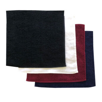 04-049 25cmコーマ糸タオルハンカチ（1カラー/12枚～）サムネイル