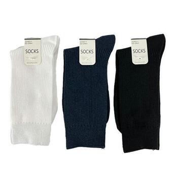 LC3100-99 婦人 綿混ハイクルーリブソックスサムネイル
