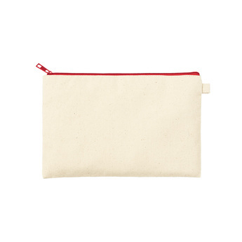 TP-0054 カラーファスナーキャンバスフラットポーチ（M）サムネイル